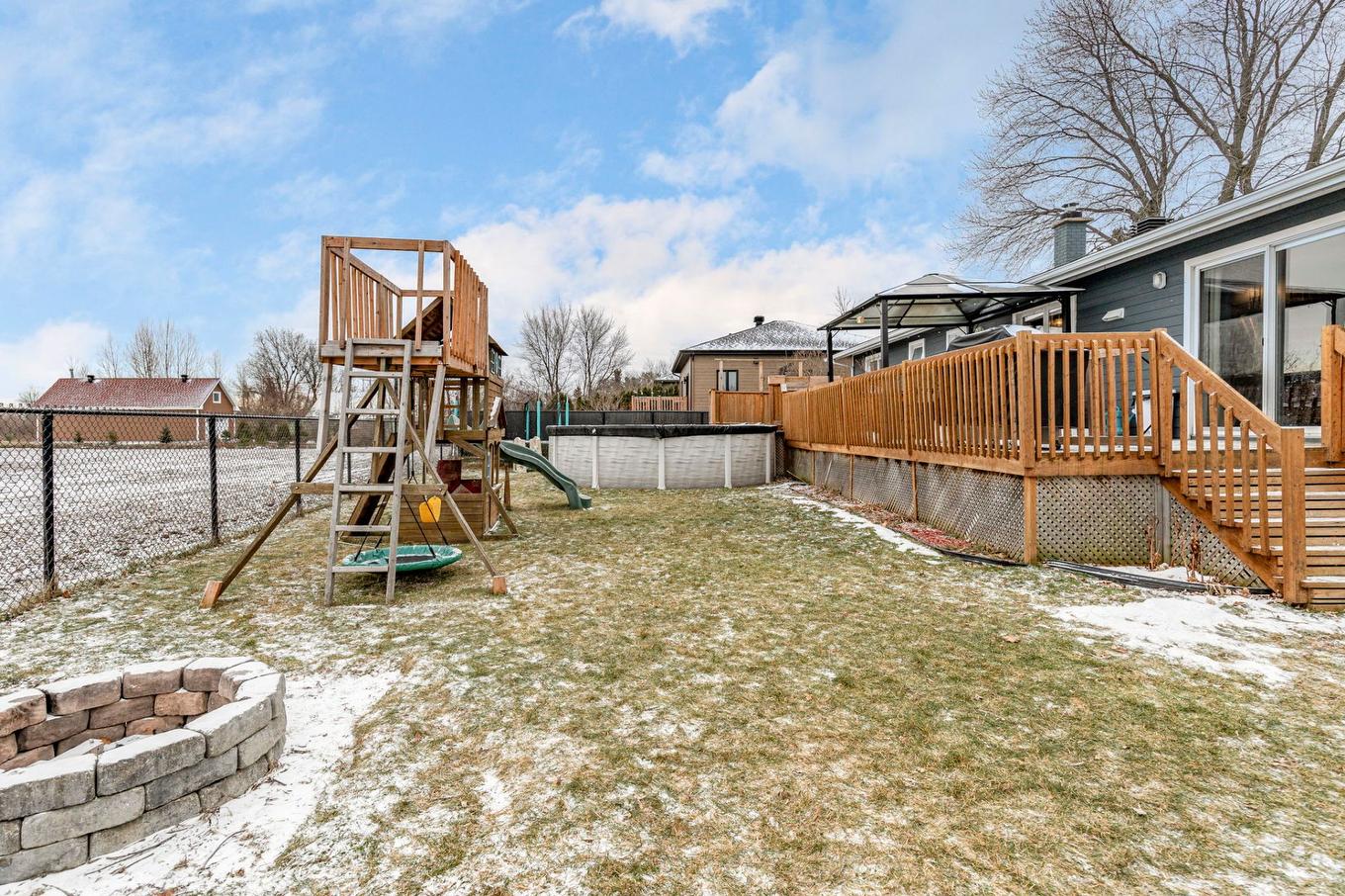 Cour - 2230 Ch. Des Patriotes, Richelieu, QC - Outdoor With Above Ground Pool