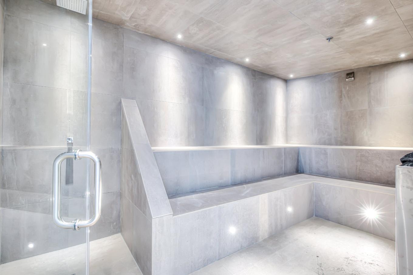 Sauna - 4307-1288 Rue St-Antoine O., Montréal (Ville-Marie), QC - Indoor Photo Showing Bathroom