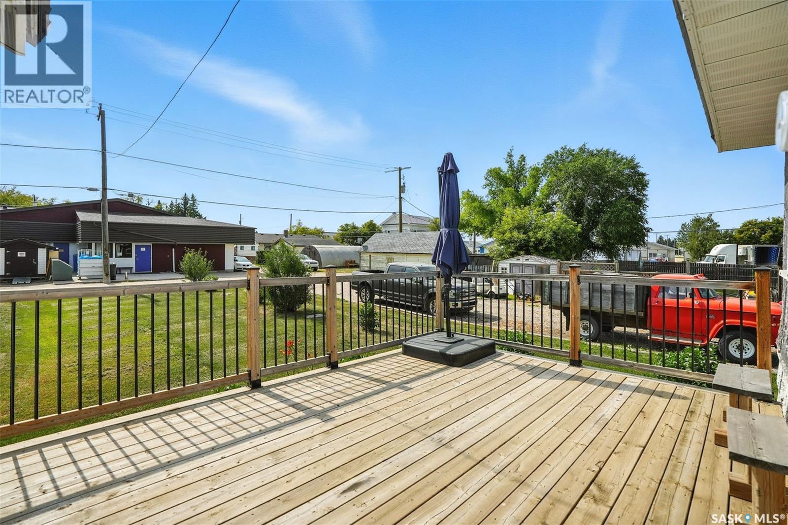 106 3Rd Avenue E, Nokomis, SK - Outdoor With Deck Patio Veranda With Exterior