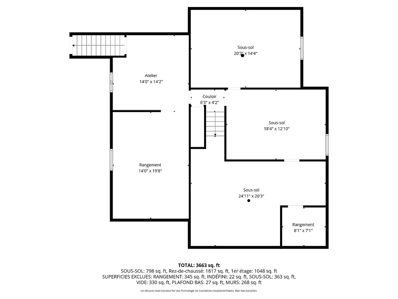 Plan (croquis) - 511Z Rg St-Louis, Saint-André-Avellin, QC