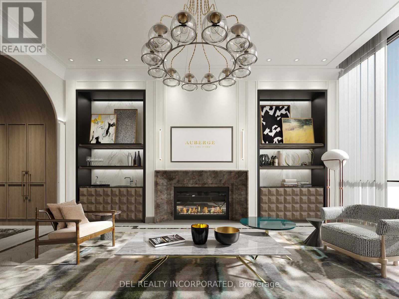 214 - 30 Inn On The Park Drive, Toronto, ON - Indoor With Fireplace