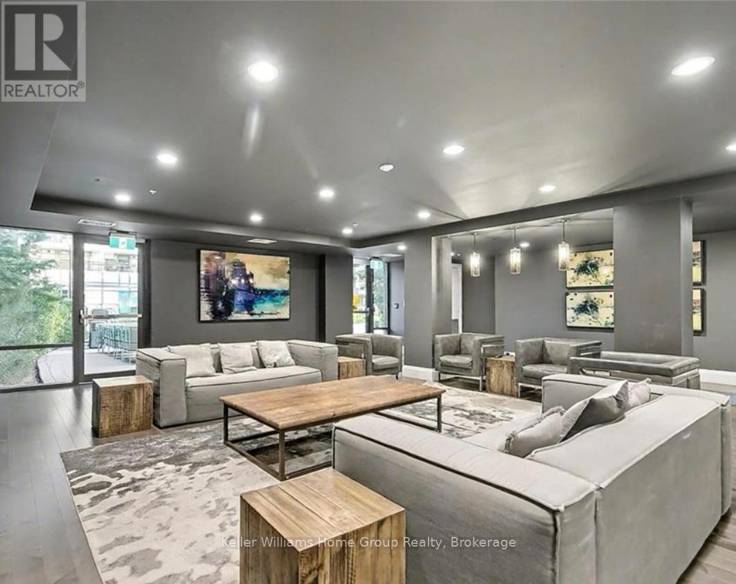 Indoor party/lounge - 205 - 63 Arthur Street S, Guelph (St. Patrick'S Ward), ON - Indoor Photo Showing Living Room