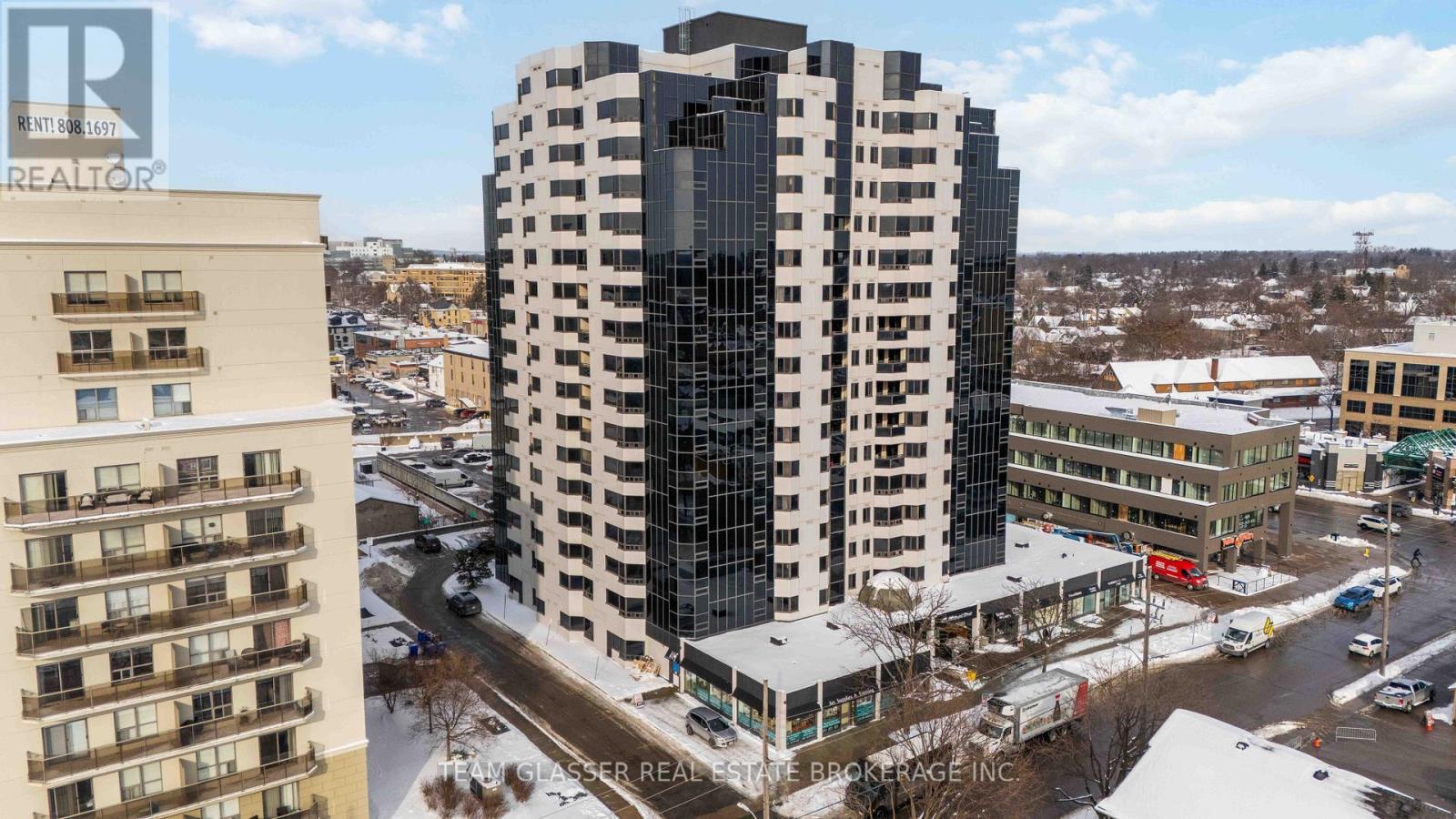 1505 - 675 Richmond Street, London East (East F), ON - Outdoor With Balcony With Facade