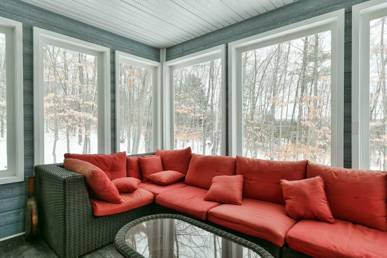 Véranda - 6590 Route 125, Rawdon, QC - Indoor Photo Showing Living Room