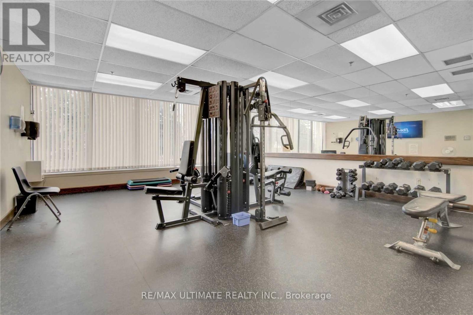 704 - 22 Hanover Road, Brampton, ON - Indoor Photo Showing Gym Room