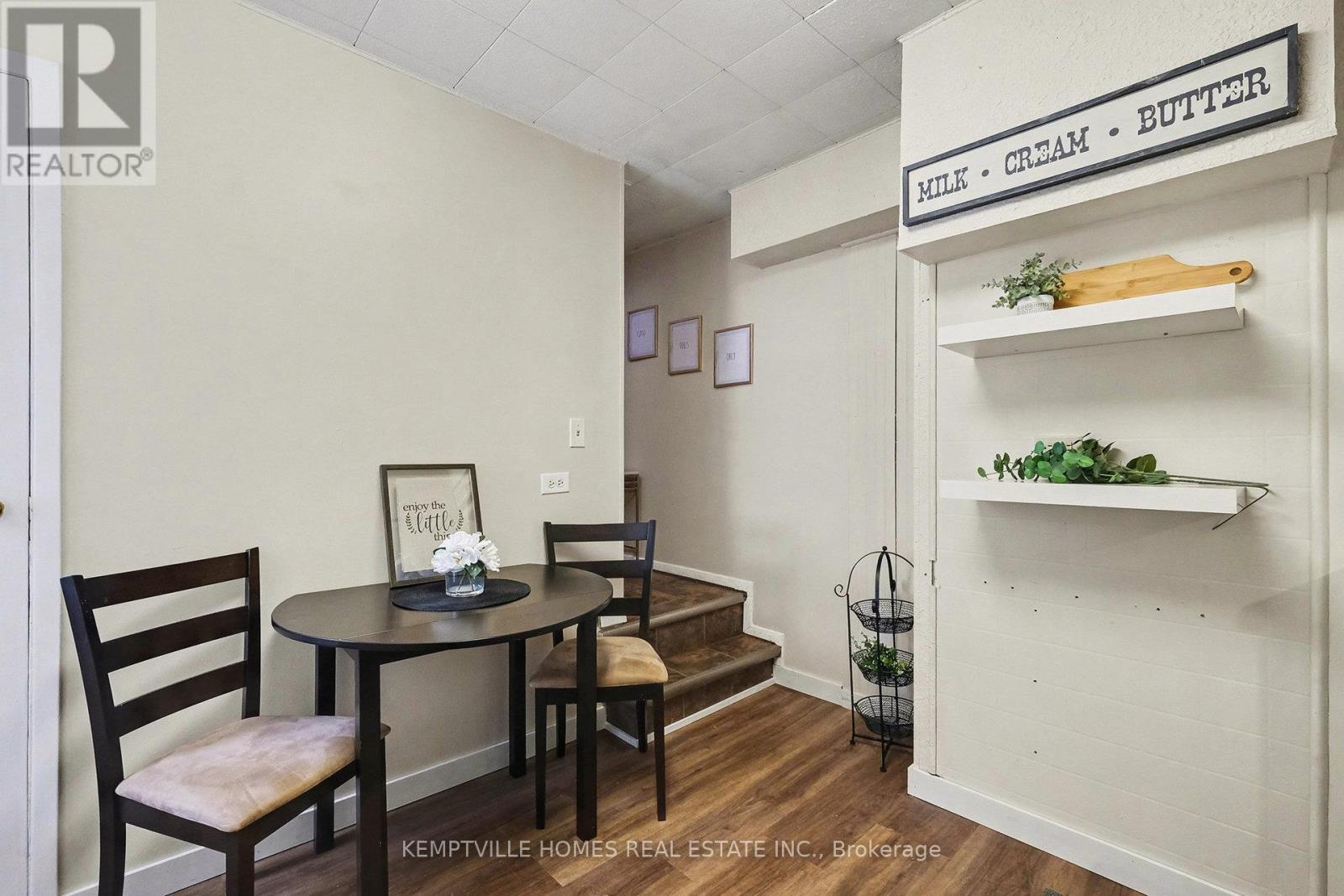 UNIT 2 - VACANT UNIT (1 BED/1BATH) - 803 St Lawrence Street, Prescott, ON - Indoor Photo Showing Dining Room