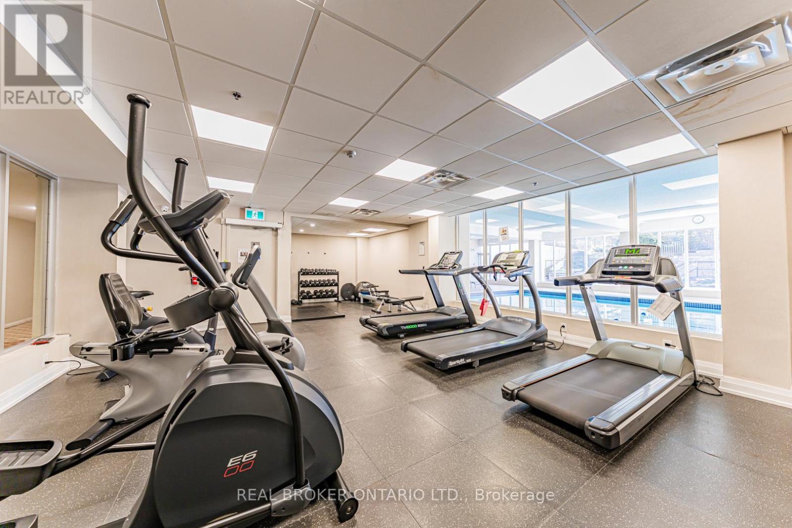 Amenities - 1503 - 3131 Bridletowne Circle, Toronto, ON - Indoor Photo Showing Gym Room