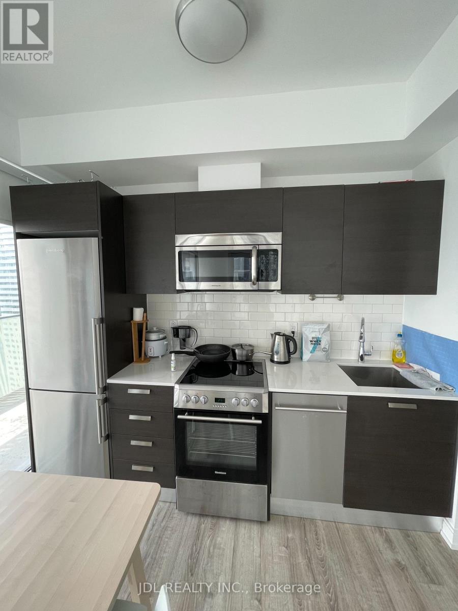 4203 - 42 Charles Street E, Toronto, ON - Indoor Photo Showing Kitchen With Upgraded Kitchen