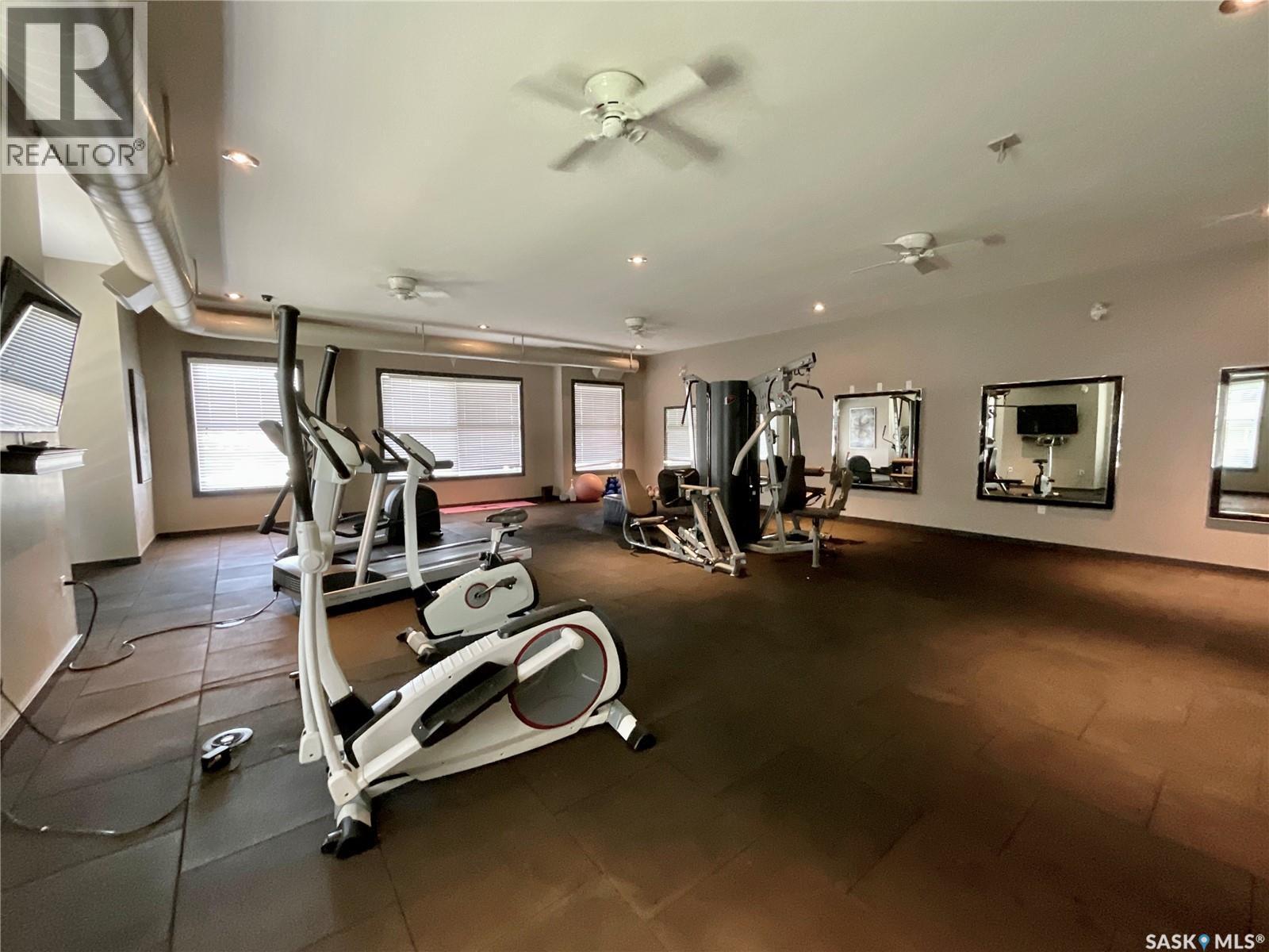 312 1510 Neville Drive, Regina, SK - Indoor Photo Showing Gym Room