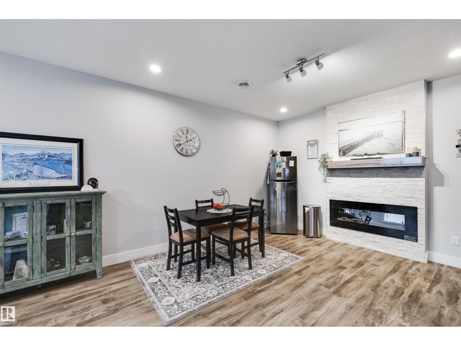 3901 44 Av, Beaumont, AB - Indoor With Fireplace