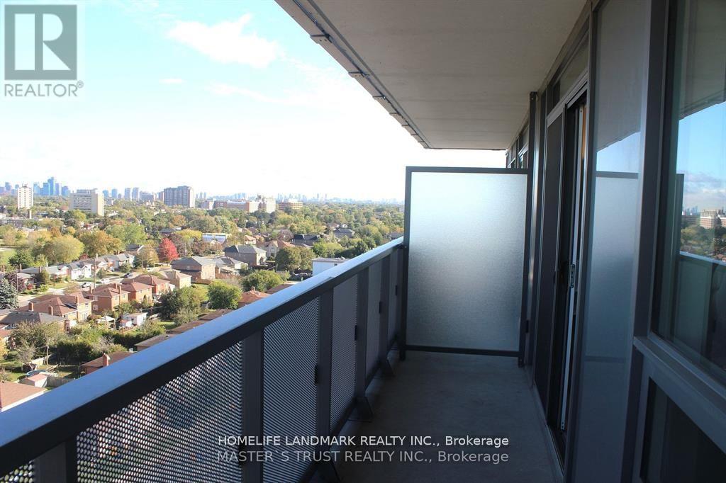 1410 - 120 Varna Drive, Toronto, ON - Outdoor With Balcony With View With Exterior