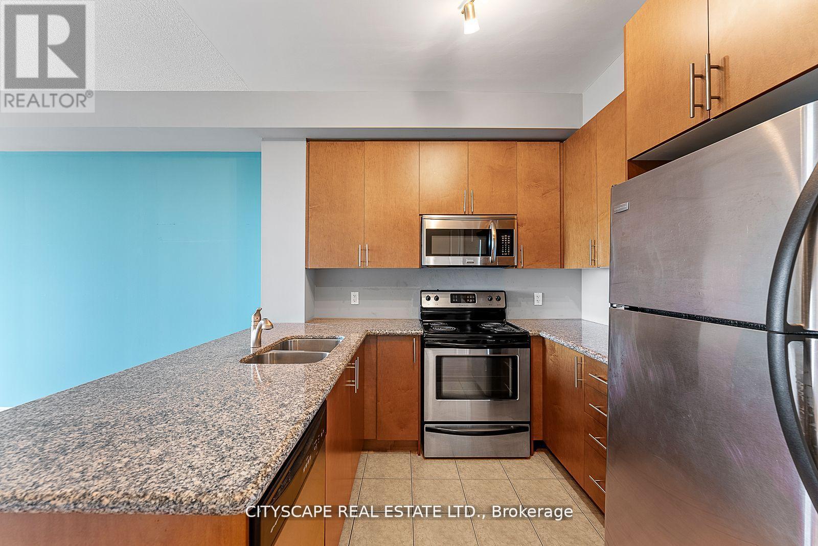 2206 - 133 Wynford Drive, Toronto, ON - Indoor Photo Showing Kitchen With Double Sink