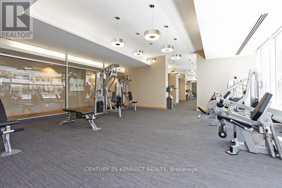 4103 - 65 Bremner Boulevard, Toronto, ON - Indoor Photo Showing Gym Room