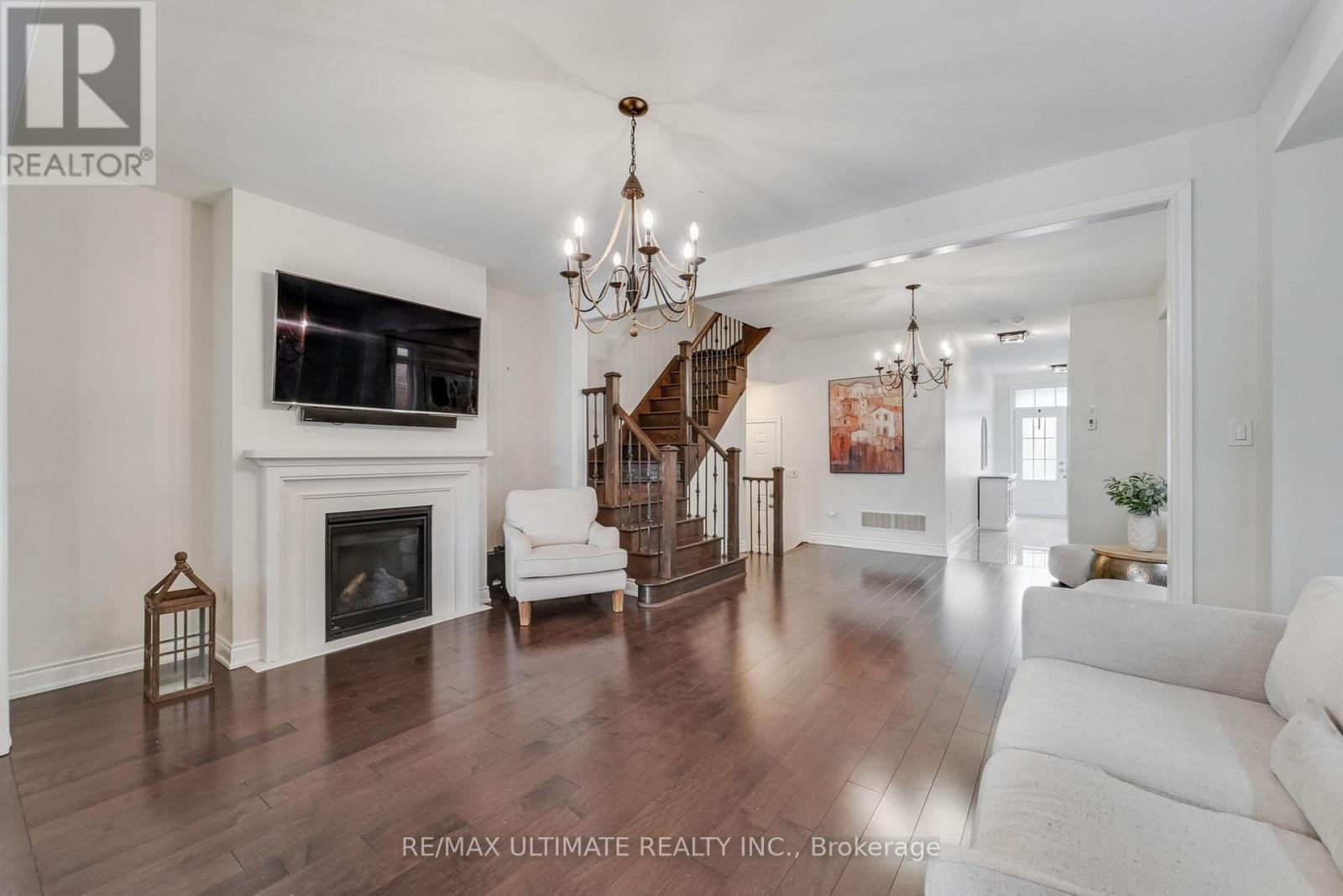 37 Zenith Avenue, Vaughan, ON - Indoor Photo Showing Living Room With Fireplace