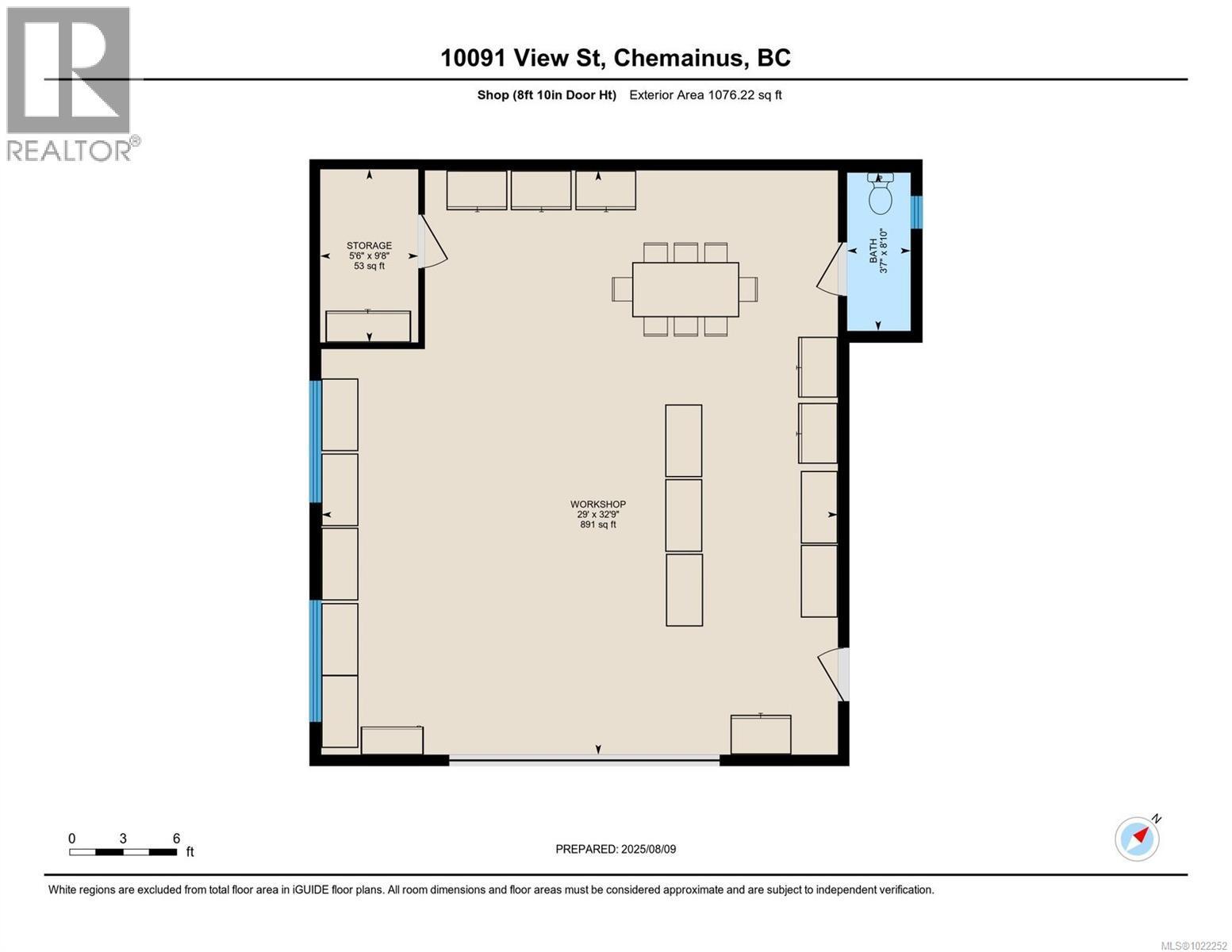 Detached Shop with almost 1,000sqft of prime work area. Plus! a 2-piece bathroom - 10091 View St, Chemainus, BC - Other