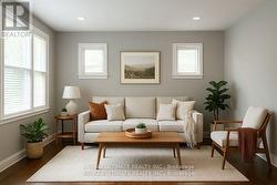 Virtually Staged Living Area -