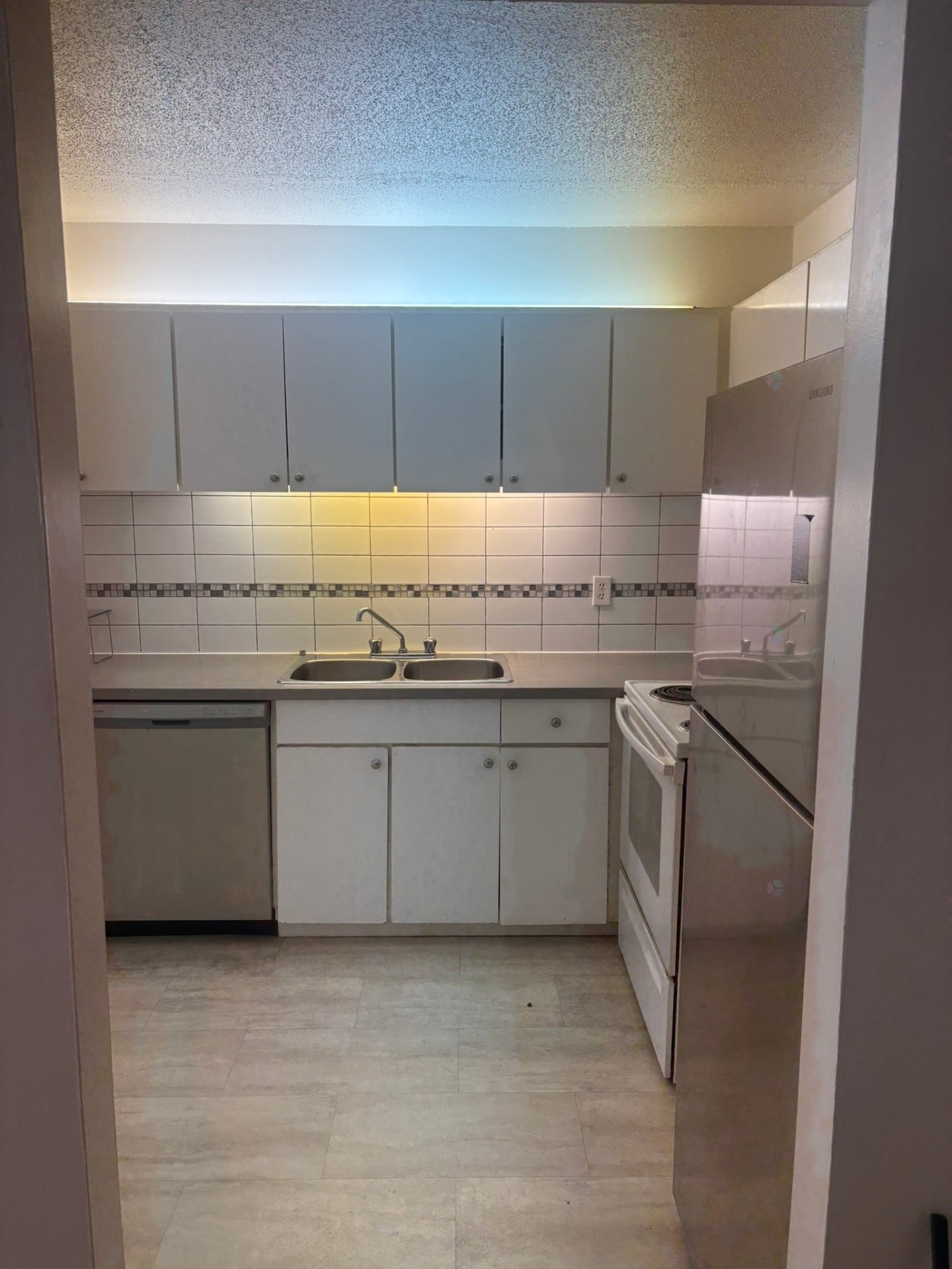 Cuisine - 101-200 Rue Corot, Montréal (Verdun/Île-Des-Soeurs), QC - Indoor Photo Showing Kitchen With Double Sink