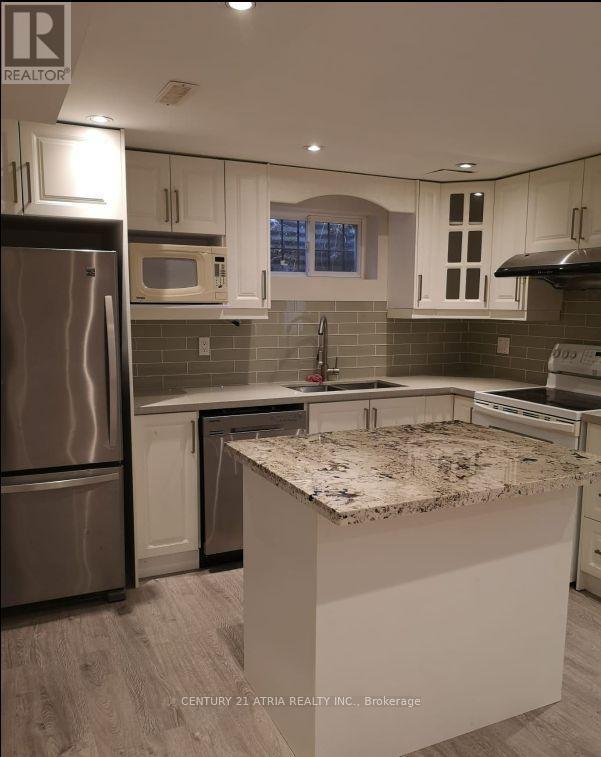Lower - 46 Willowbrook Road, Markham, ON - Indoor Photo Showing Kitchen With Double Sink