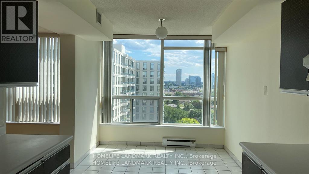 dinning area with big window - 1204 - 4725 Sheppard Avenue E, Toronto, ON - Indoor Photo Showing Other Room