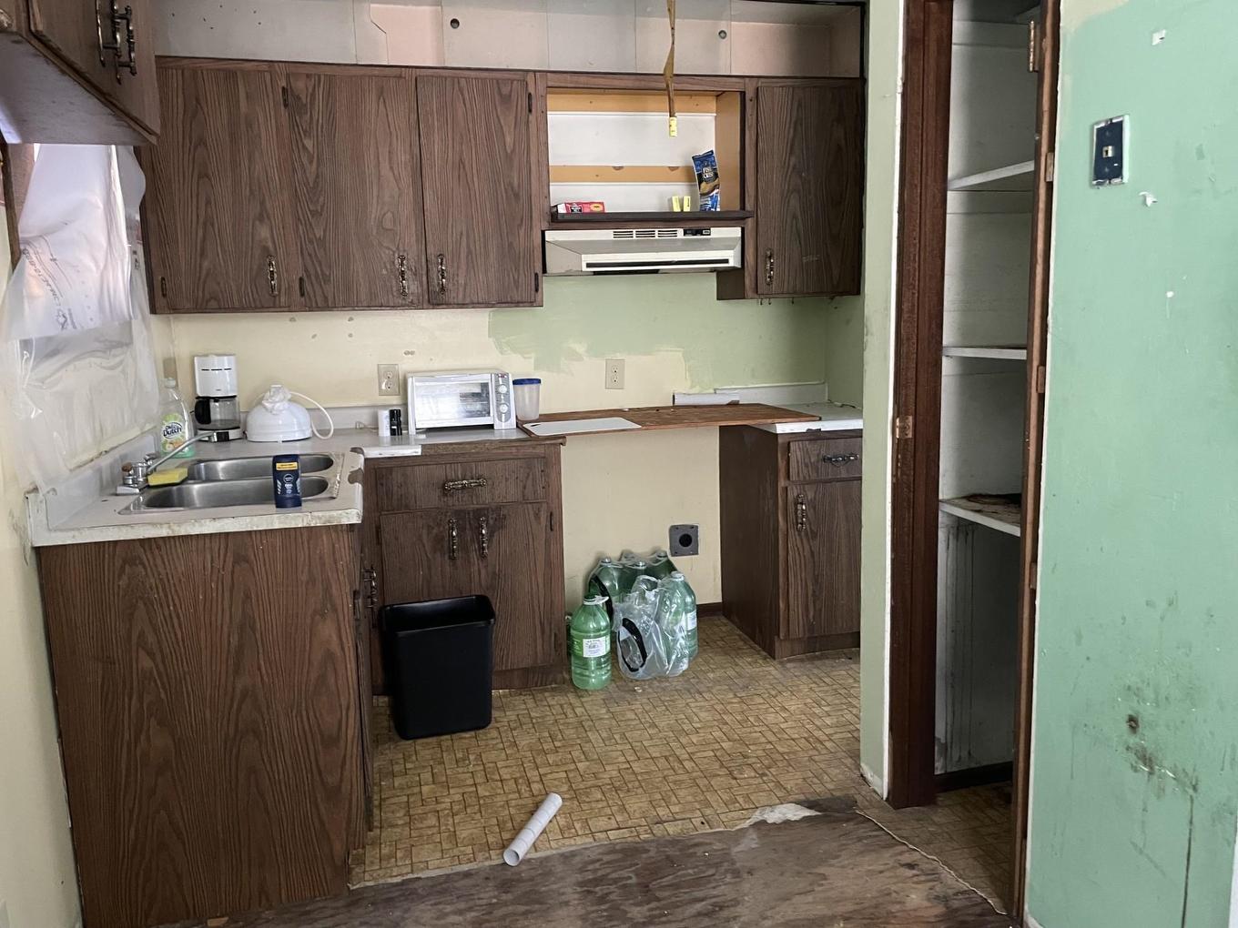168 North Road, Upsala, ON - Indoor Photo Showing Kitchen With Double Sink