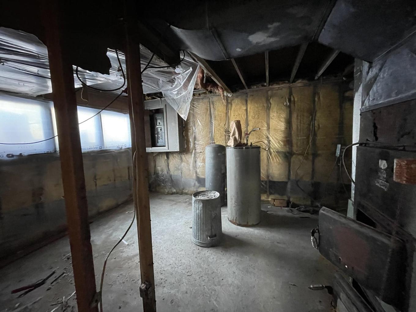 168 North Road, Upsala, ON - Indoor Photo Showing Basement
