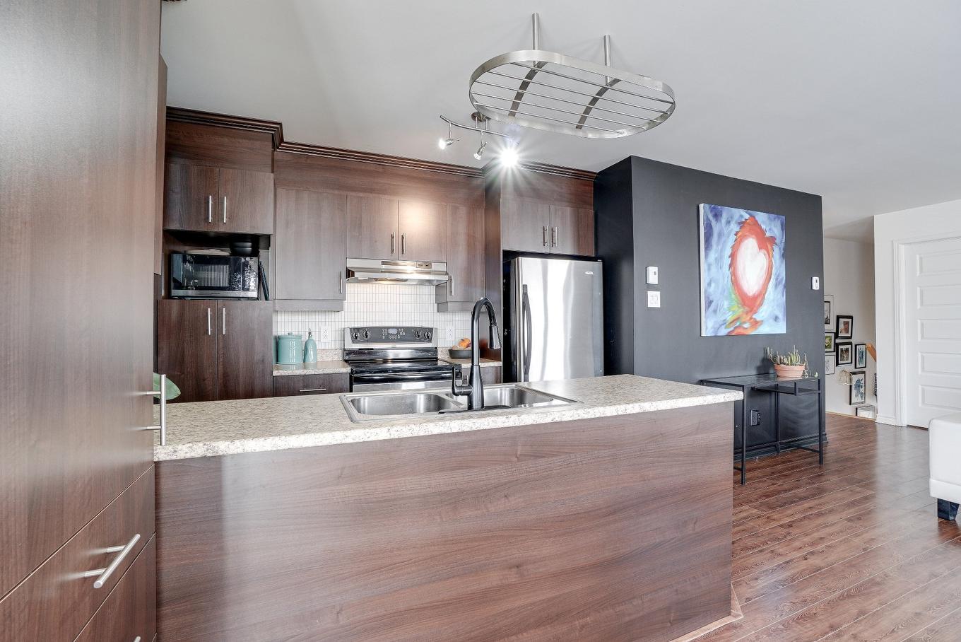 Cuisine - C-1416 Rue Des Outaouais, Repentigny (Repentigny), QC - Indoor Photo Showing Kitchen With Double Sink