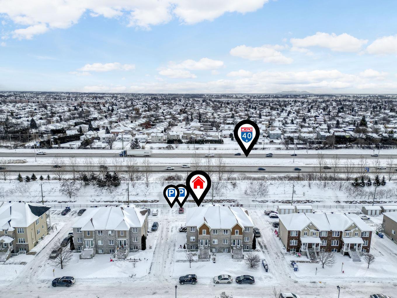 Photo aérienne - C-1416 Rue Des Outaouais, Repentigny (Repentigny), QC - Outdoor With View