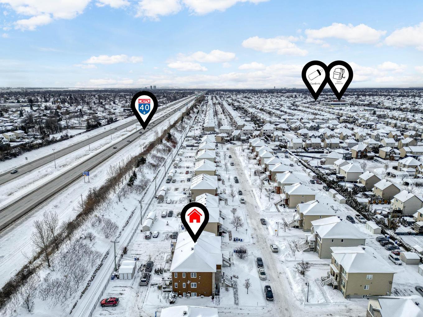 Photo aérienne - C-1416 Rue Des Outaouais, Repentigny (Repentigny), QC - Outdoor With View