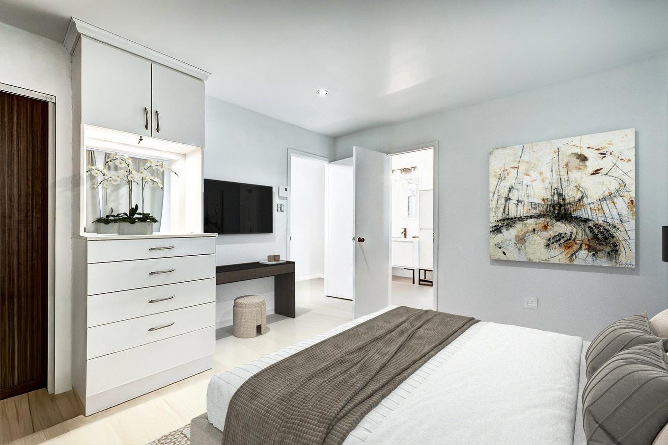 Primary bedroom - 90 Rue Audubon, Dollard-Des-Ormeaux, QC - Indoor Photo Showing Bedroom