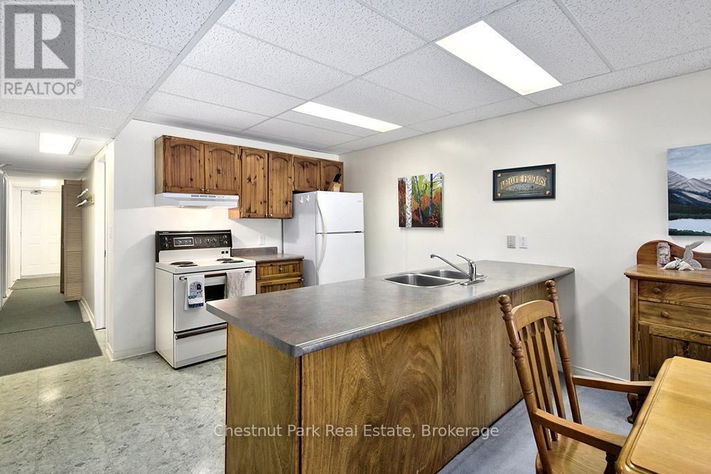 189 Point Road, Grey Highlands, ON - Indoor Photo Showing Kitchen With Double Sink
