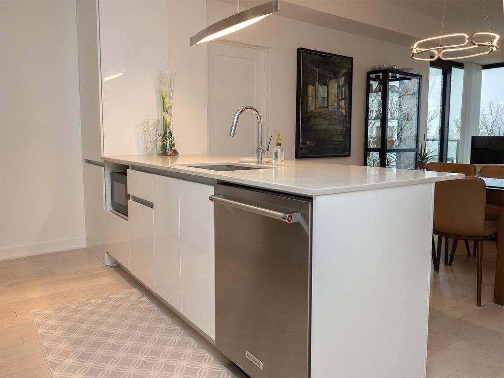 Kitchen - 402-151 Rue De La Rotonde, Montréal (Verdun/Île-Des-Soeurs), QC - Indoor Photo Showing Kitchen With Upgraded Kitchen