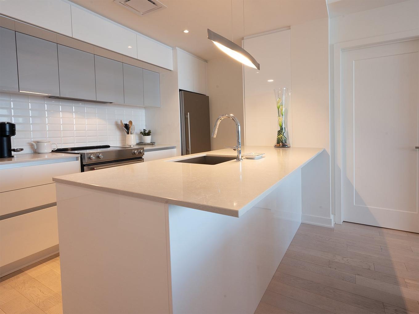 Kitchen - 402-151 Rue De La Rotonde, Montréal (Verdun/Île-Des-Soeurs), QC - Indoor Photo Showing Kitchen With Upgraded Kitchen