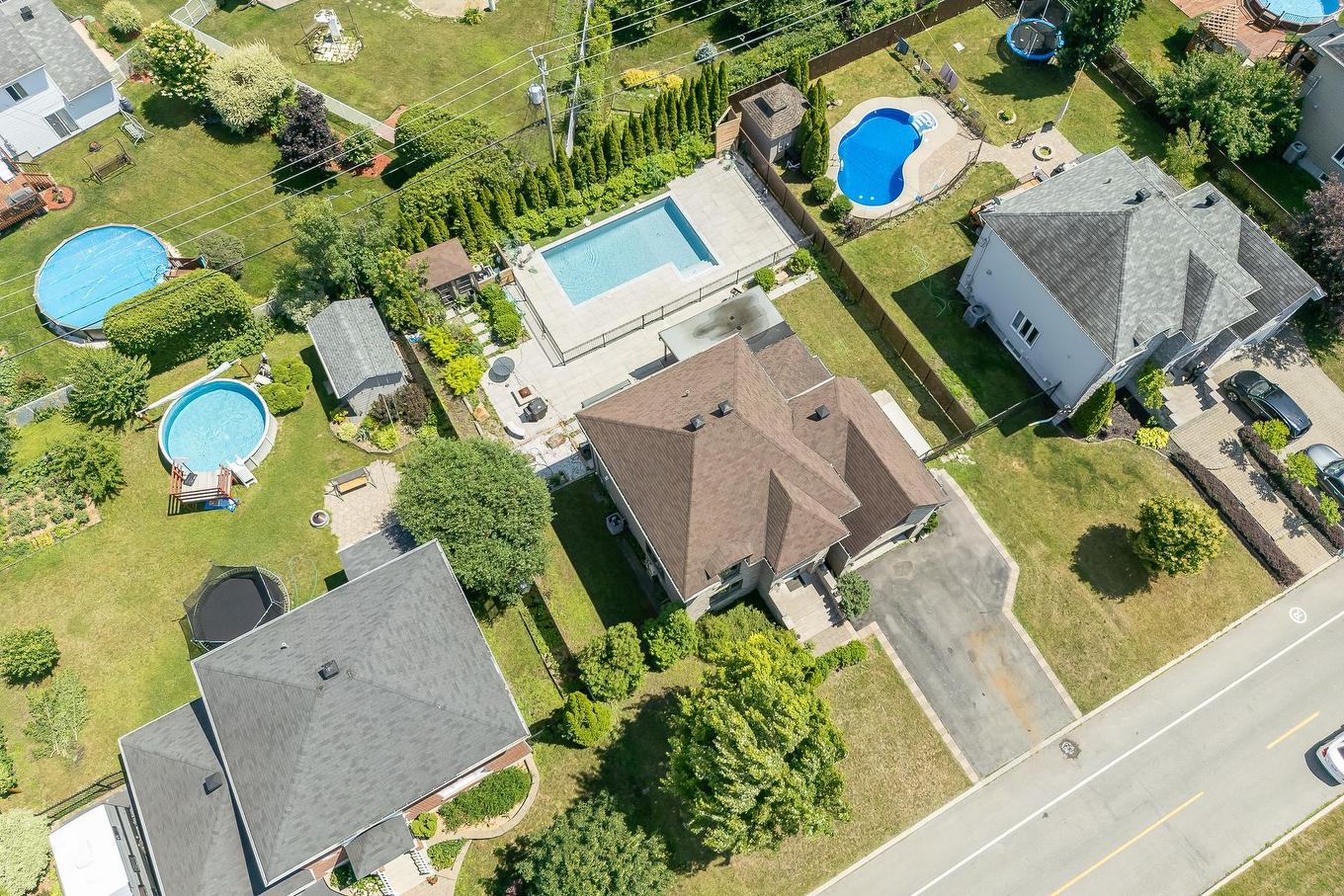 Aerial photo - 111 Rue Jean-Paul-Lemieux, Notre-Dame-De-L'Île-Perrot, QC - Outdoor With Above Ground Pool With View