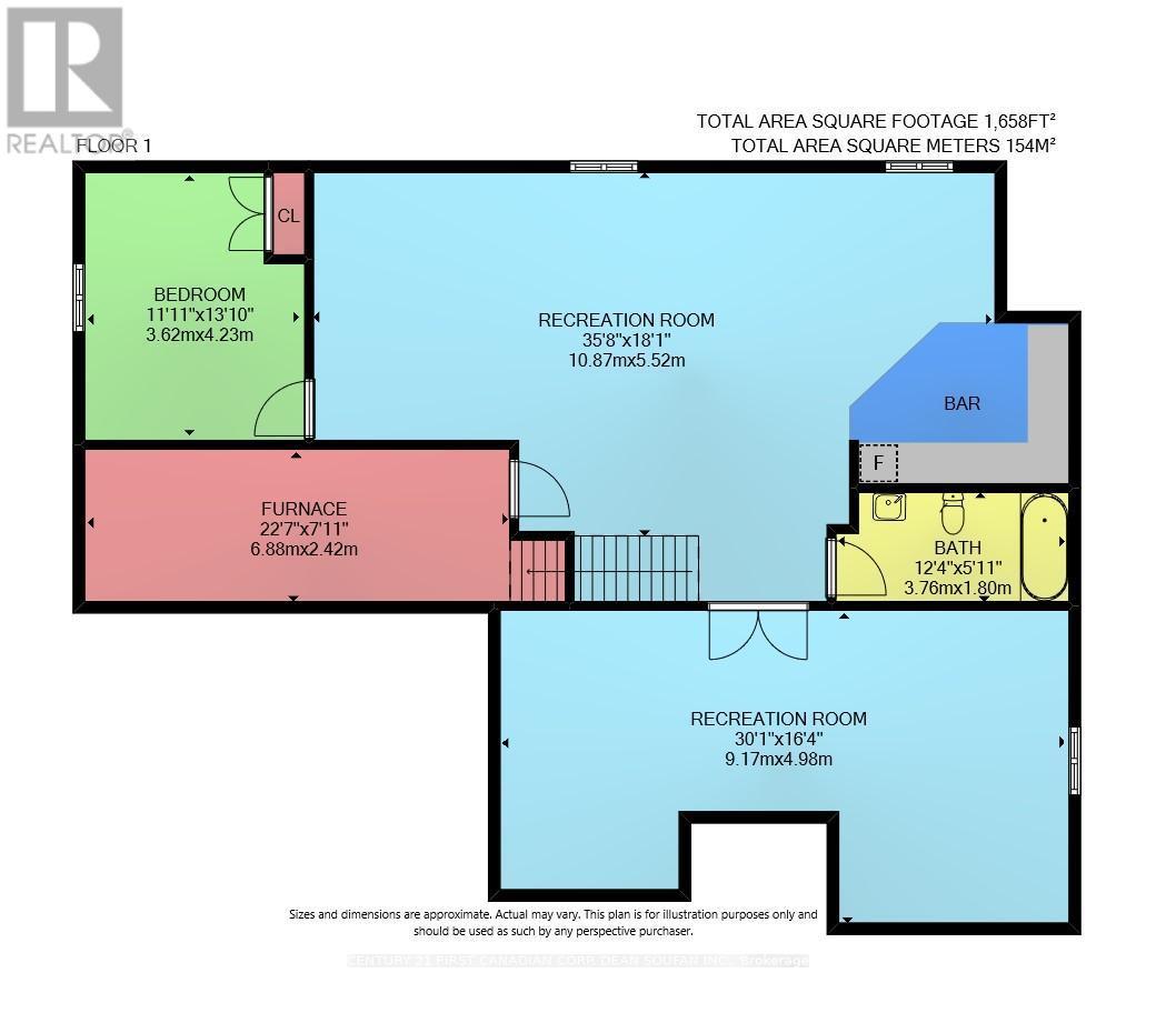 Lower Level - 405 Darcy Drive, Strathroy-Caradoc (Ne), ON - Other