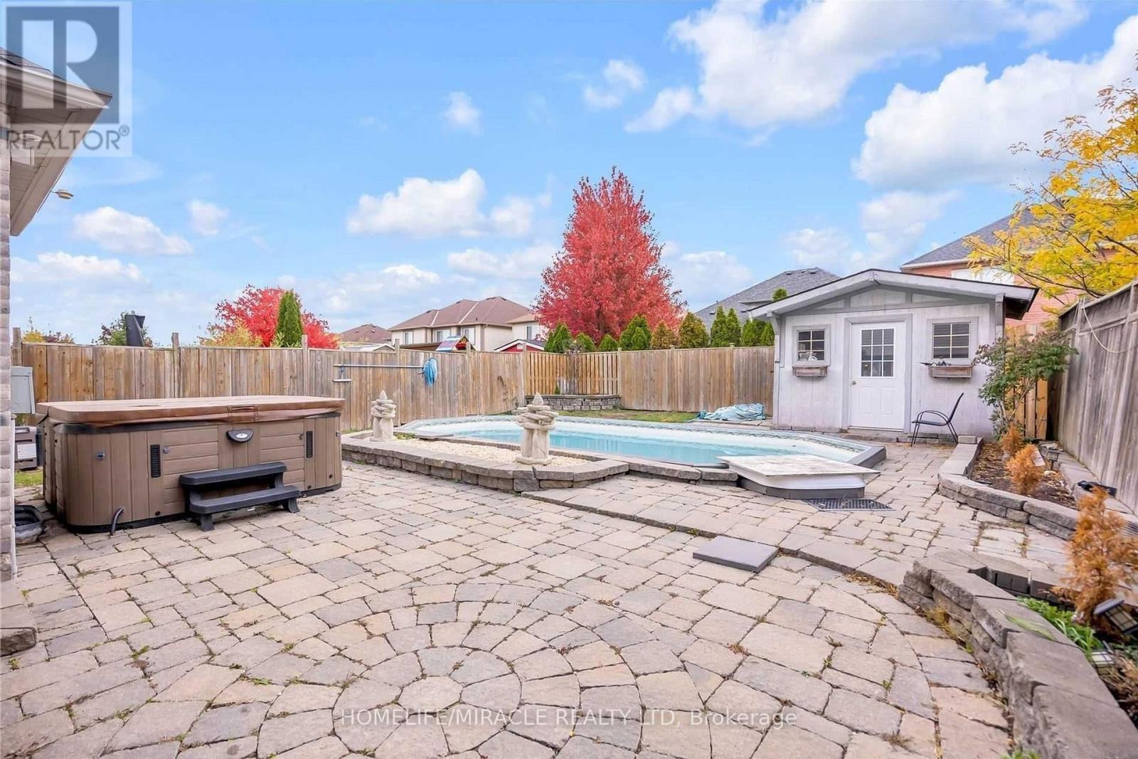 1012 Gordon Heights, Milton, ON - Outdoor With In Ground Pool