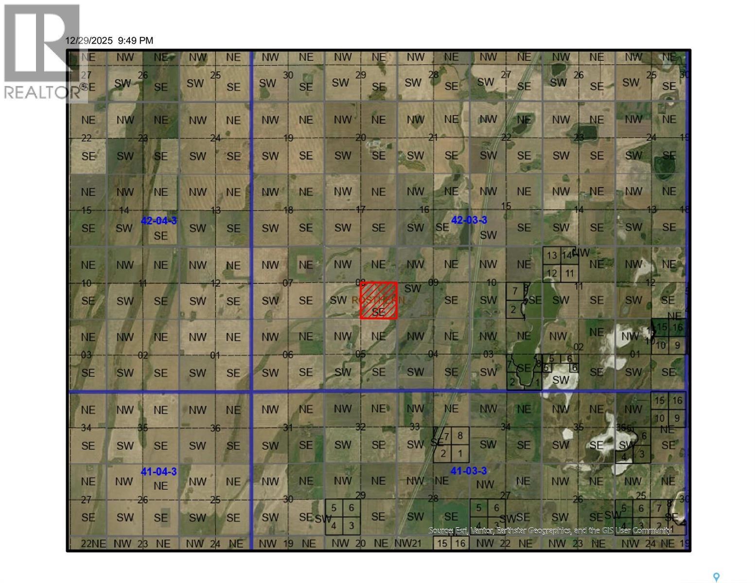 Dyck Half Section, Rosthern Rm No. 403, SK