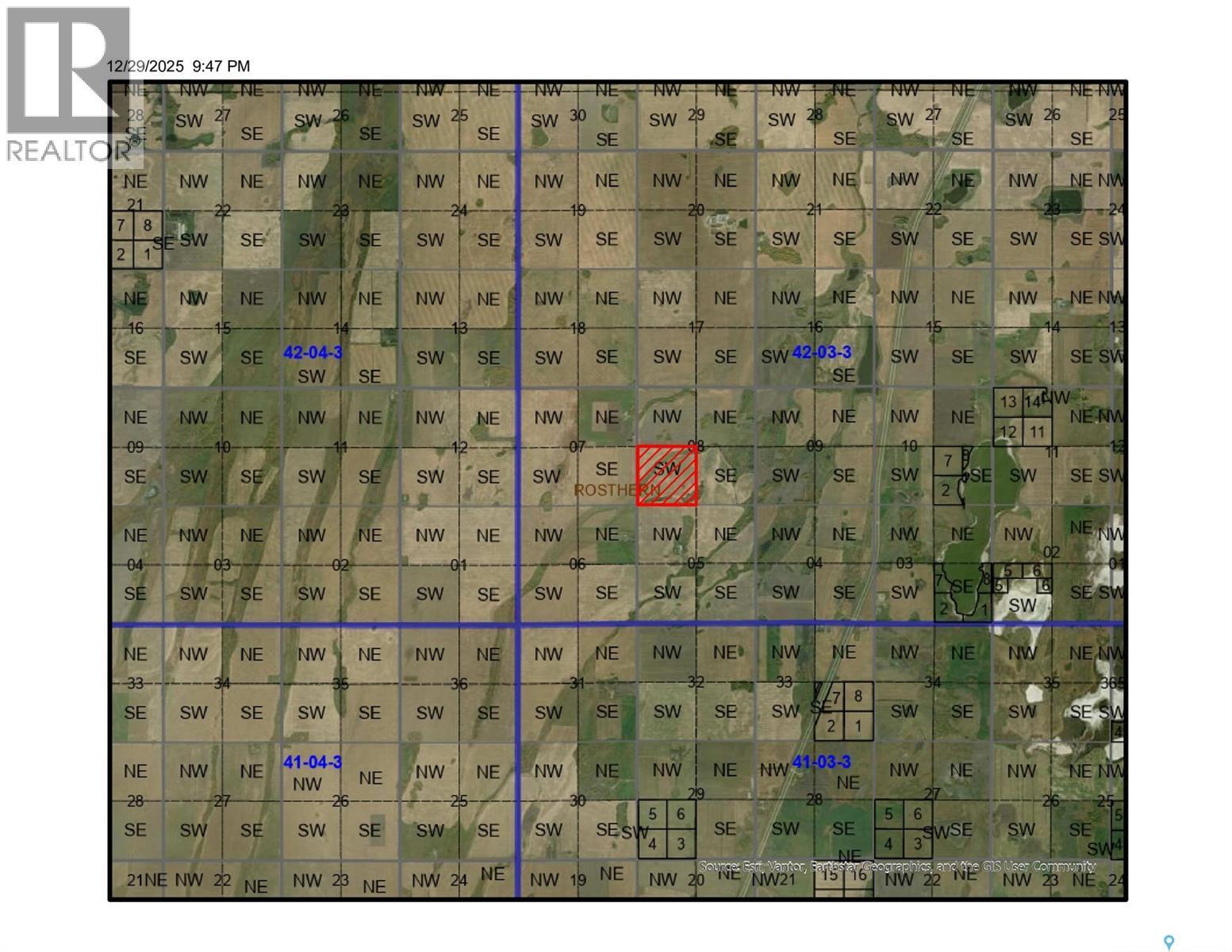 Dyck Half Section, Rosthern Rm No. 403, SK