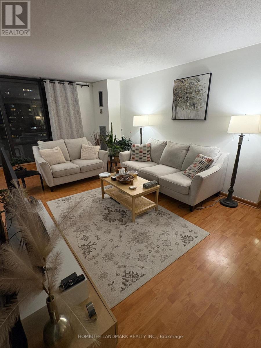 # 1402 - 177 Linus Road, Toronto, ON - Indoor Photo Showing Living Room
