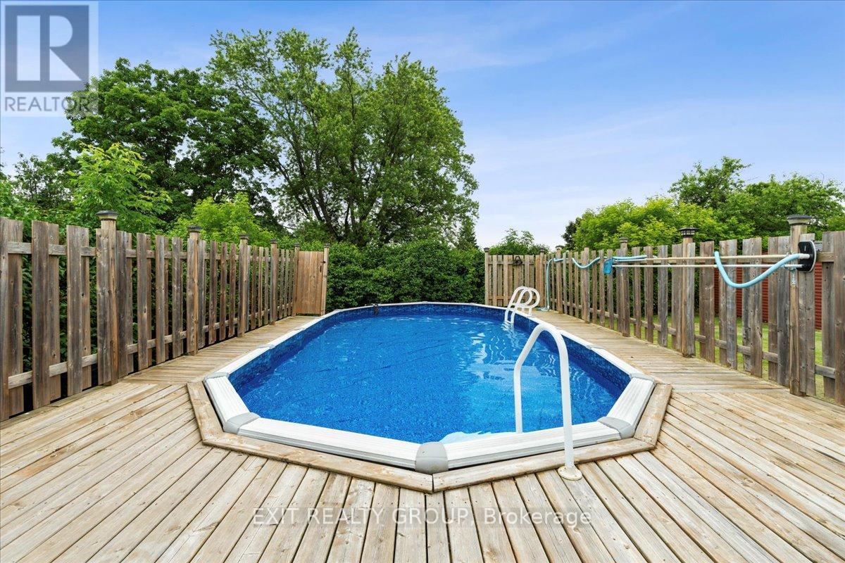29 Barry Road, Quinte West (Murray Ward), ON - Outdoor With Above Ground Pool With Deck Patio Veranda With Backyard