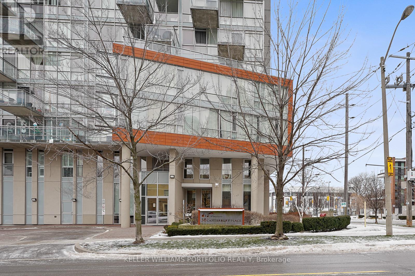 505 - 30 Canterbury Place, Toronto, ON - Outdoor With Facade