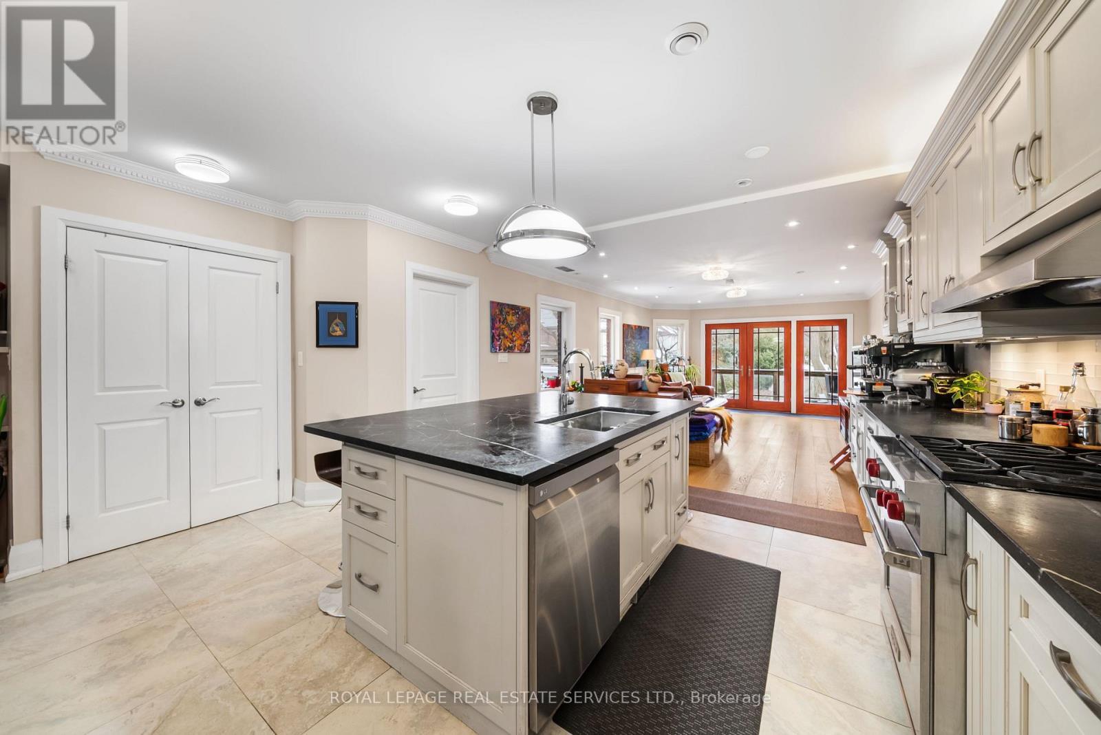 91 Wanless Avenue, Toronto, ON - Indoor Photo Showing Kitchen With Double Sink