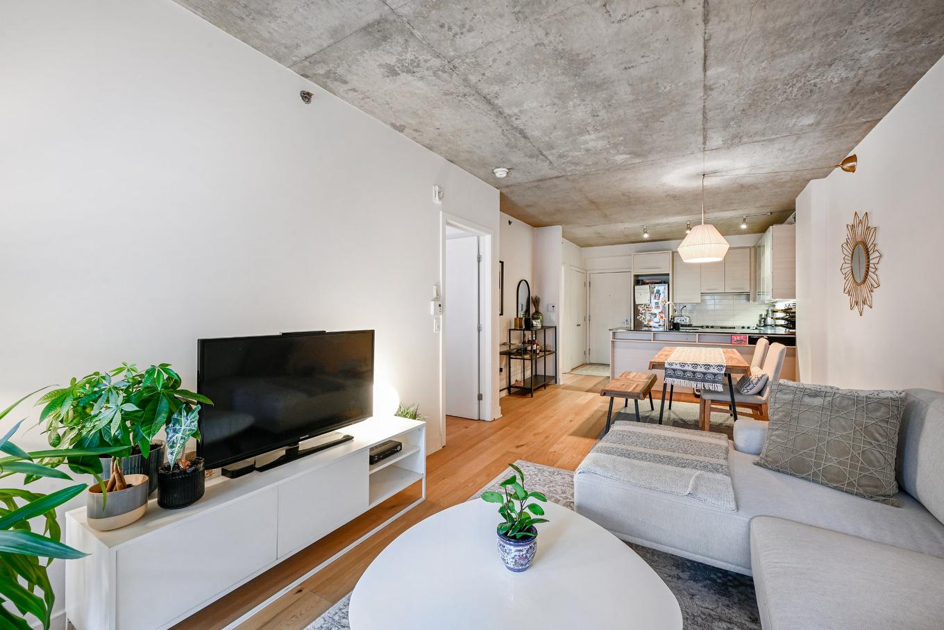 Living room - 510-300 Rue Ann, Montréal (Le Sud-Ouest), QC - Indoor Photo Showing Living Room