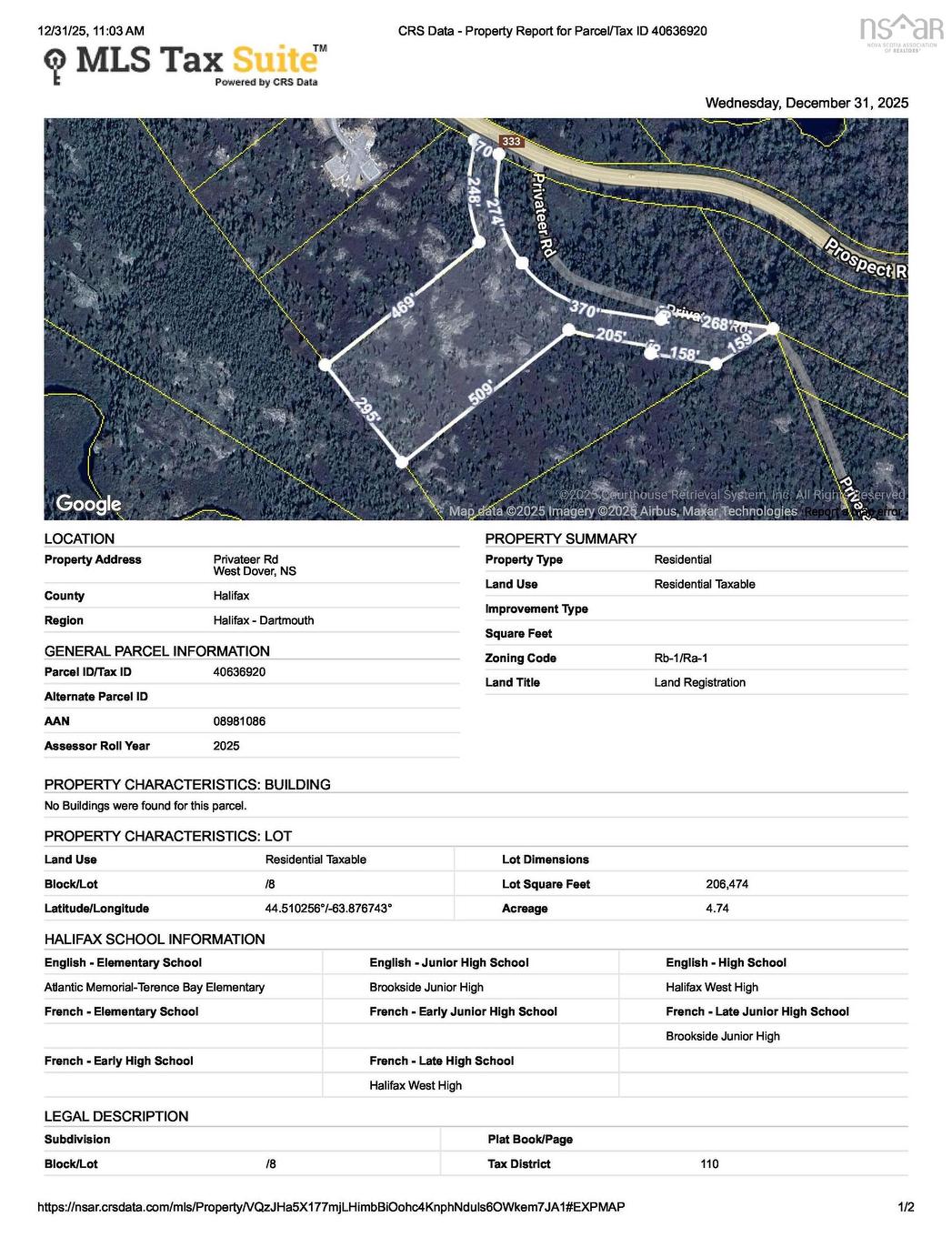 8-9 Privateer Road, West Dover, NS
