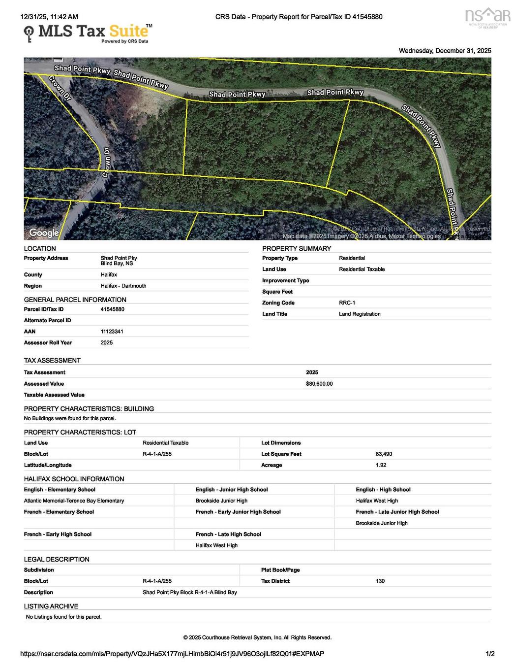 255 Shad Point Parkway, Blind Bay, NS