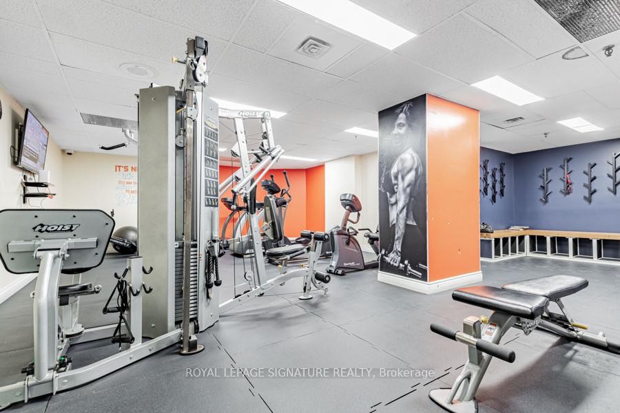 305-236 Albion Road, Toronto, ON - Indoor Photo Showing Gym Room