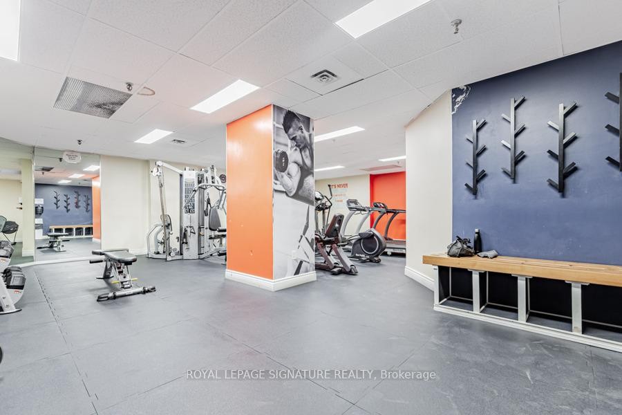 305-236 Albion Road, Toronto, ON - Indoor Photo Showing Gym Room