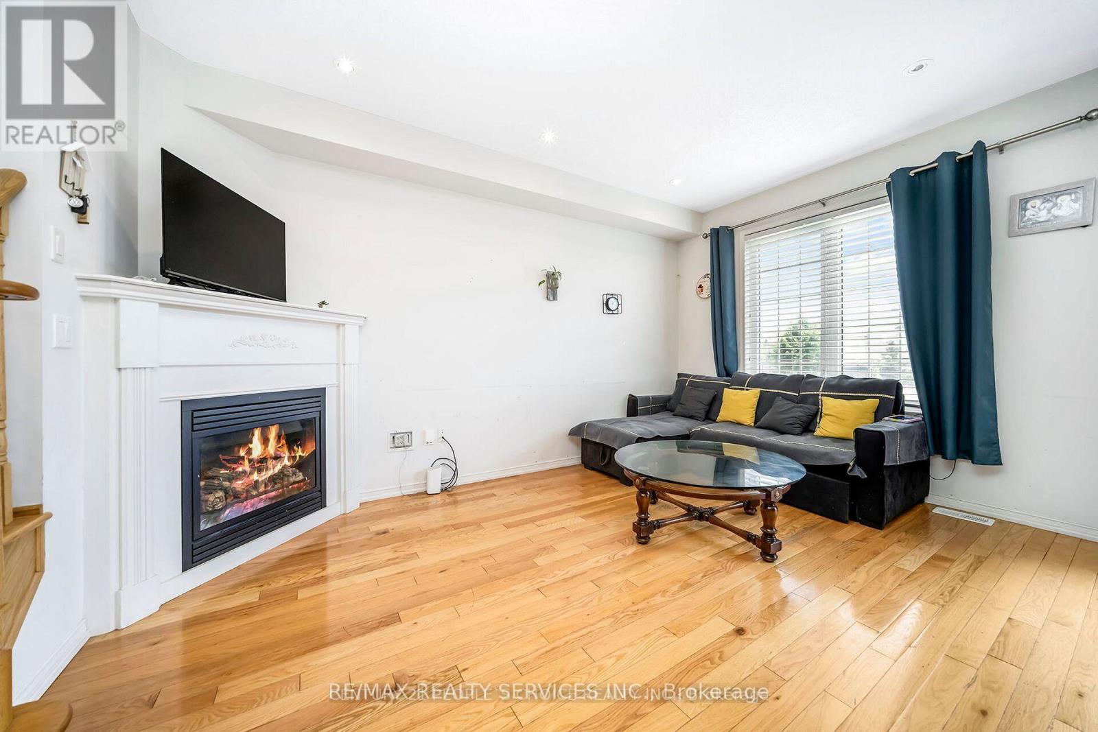 43 Sussexvale Drive, Brampton, ON - Indoor Photo Showing Living Room With Fireplace