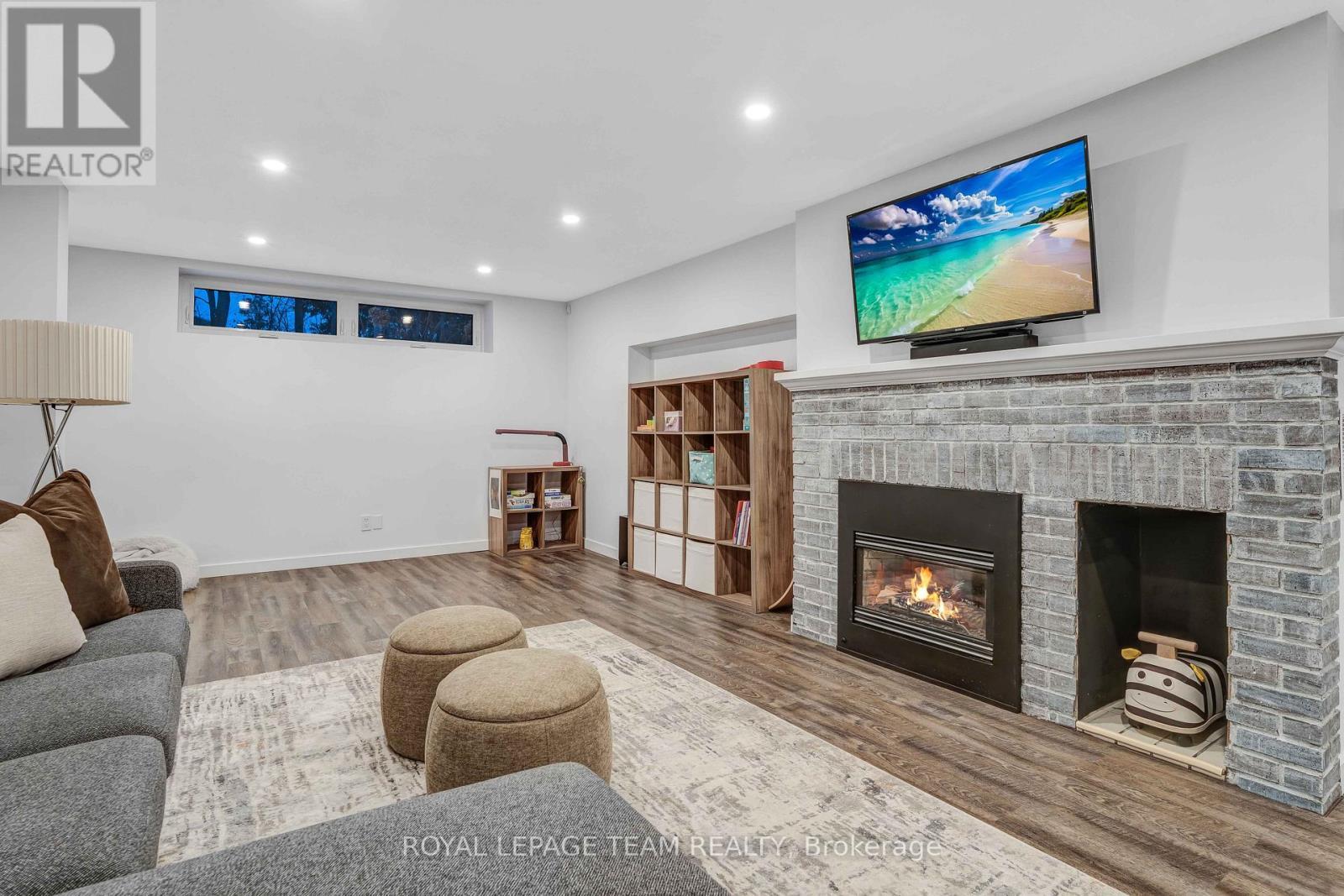 3831 Autumnwood Street, Ottawa, ON - Indoor With Fireplace