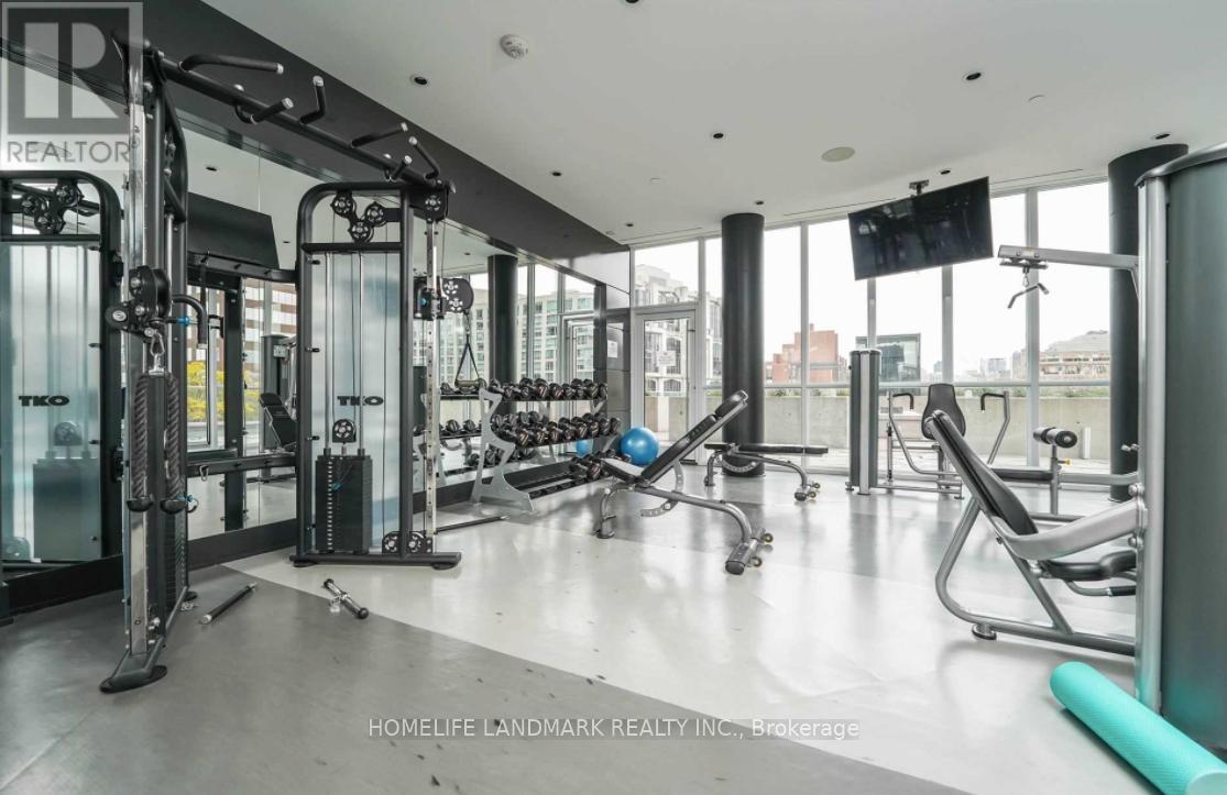 1308 - 32 Davenport Road, Toronto, ON - Indoor Photo Showing Gym Room