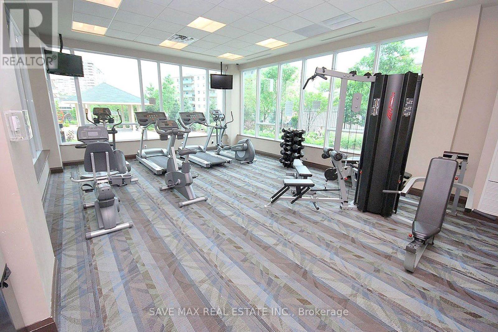 2208 - 3525 Kariya Drive N, Mississauga, ON - Indoor Photo Showing Gym Room
